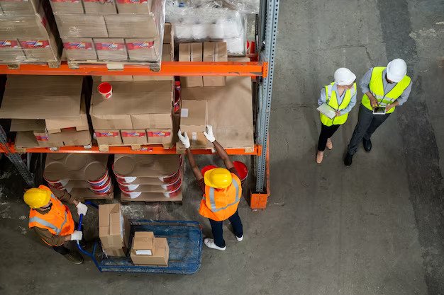 Logistics Team Working